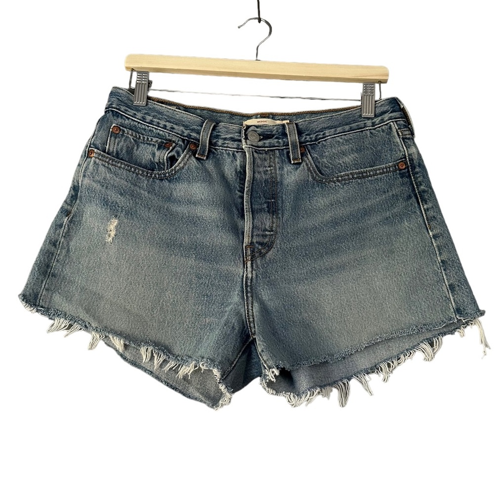 Levi's | Wedgie Denim Cut-Off Shorts Size 30‎